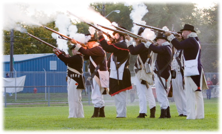 Lacroix Company fires a volley at Timber Wolves opening ceremony!